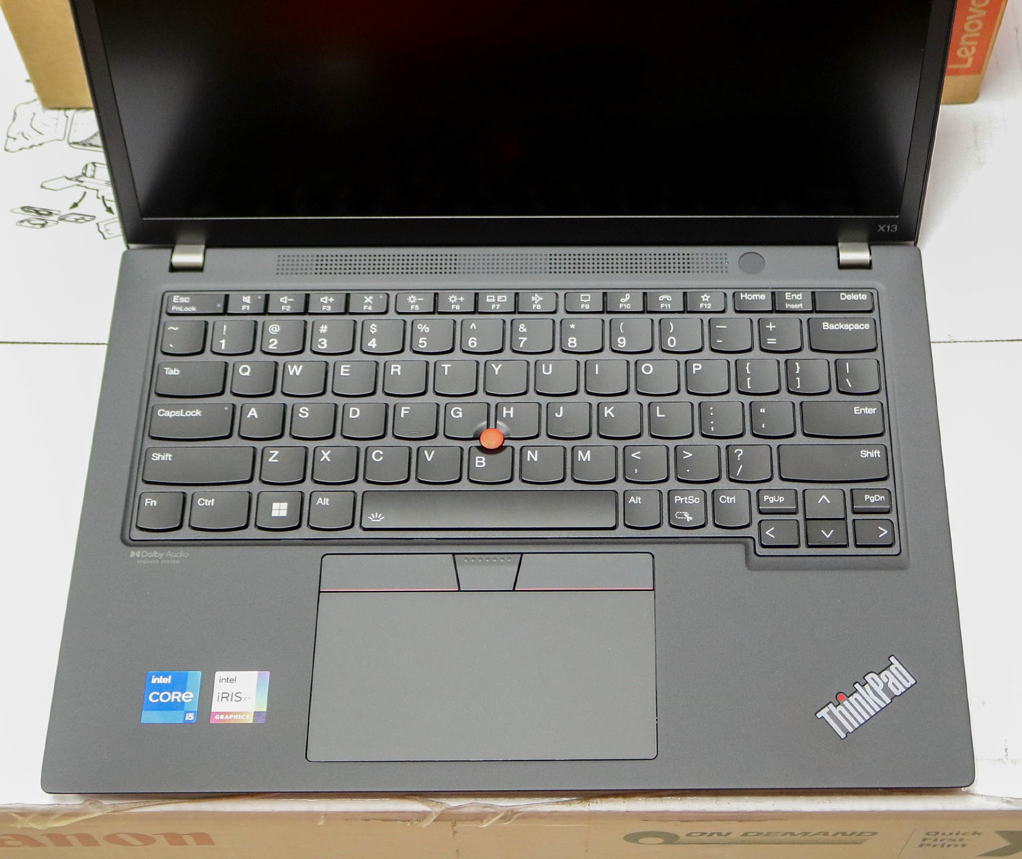 Hình ảnh chi tiết Laptop Lenovo Thinkpad X13 Gen 3 I7-1255U/ 16G/ 512Gb SSD/ 13.3WUXGA/ NOOS/ LEDKB/ ĐEN/21BNS05P00 - Ảnh số 2