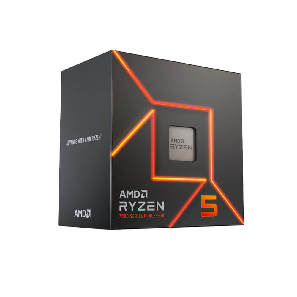 Hình ảnh chi tiết CPU AMD Ryzen 5 7500F - 6N 12L, 5.0GHz, Socket AM5 (Tray) - Ảnh số 1
