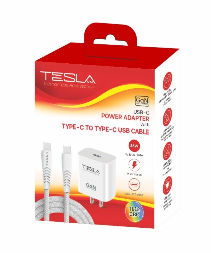 Hình ảnh chi tiết BỘ SẠC NHANH TESLA TL12CBC DÂY XÁM - Ảnh số 1