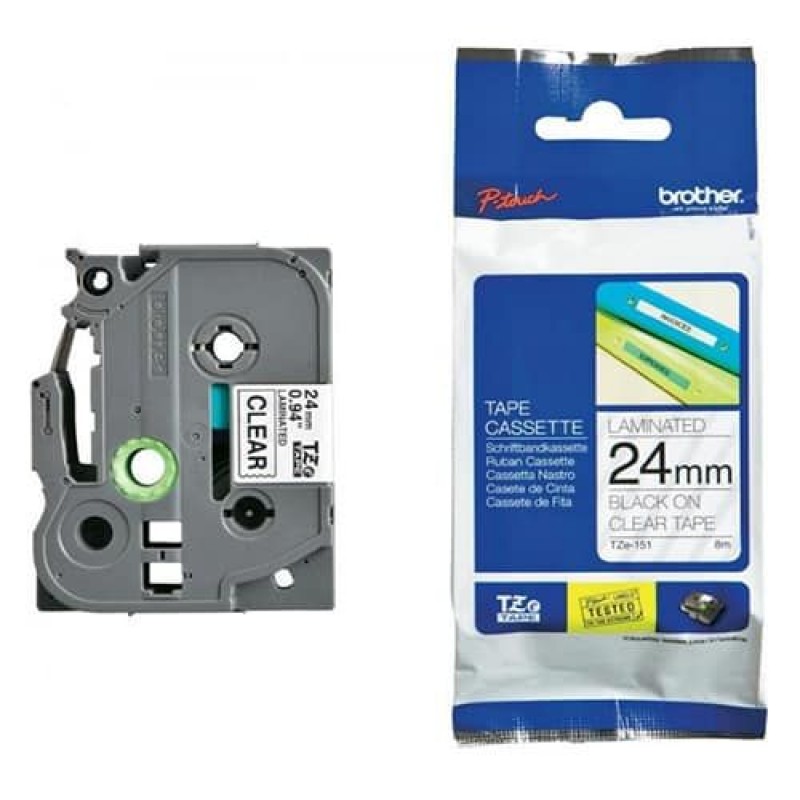 Hình ảnh chi tiết Nhãn in Brother TZe-751 (24mm, Đen nền xanh lá) - Ảnh số 1