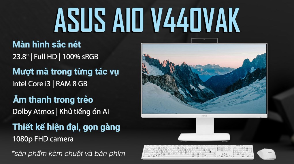Hình ảnh chi tiết PC AIO Asus V440VAK (V440VAK-WPC163W) - Ảnh số 2