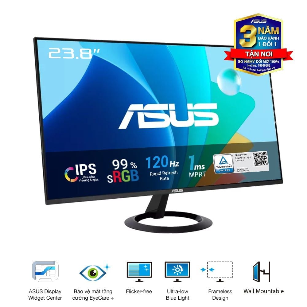 Hình ảnh chi tiết Màn hình Asus VZ249HG 23.8" FHD 120Hz - Ảnh số 5