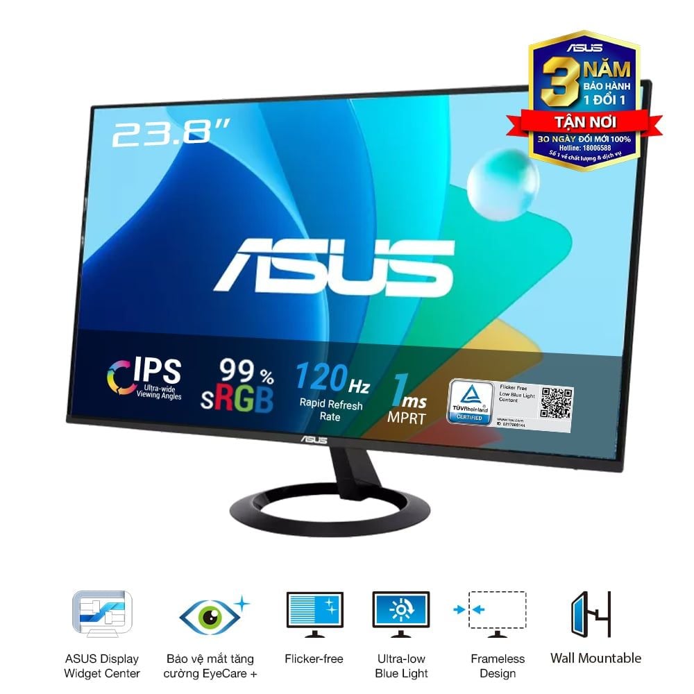 Hình ảnh chi tiết Màn hình Asus VZ249HG 23.8" FHD 120Hz - Ảnh số 6