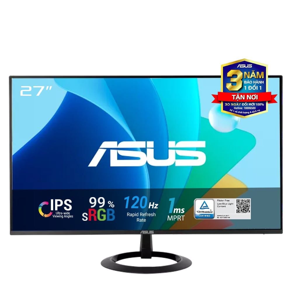 Hình ảnh chi tiết Màn hình Asus VZ279HG 27" FHD 75Hz - Ảnh số 1