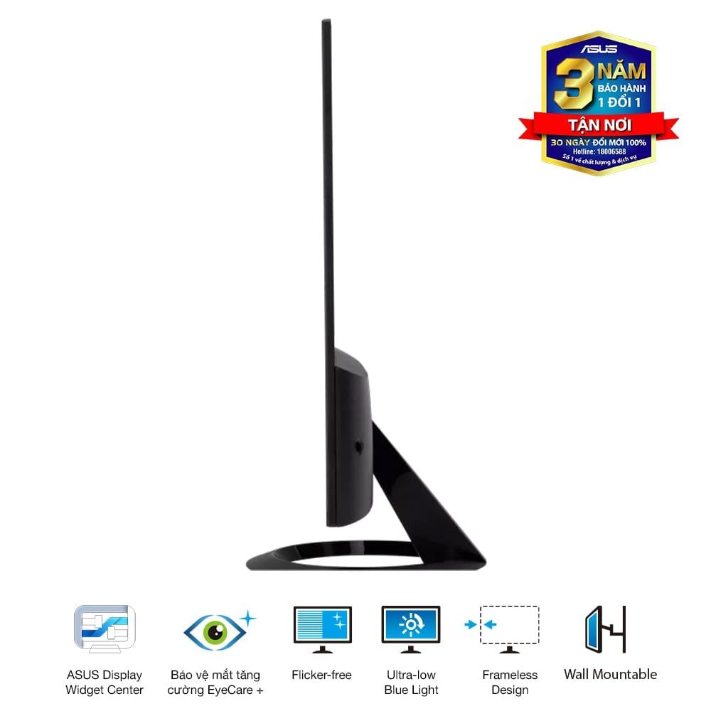 Hình ảnh chi tiết Màn hình Asus VZ279HG 27" FHD 75Hz - Ảnh số 2