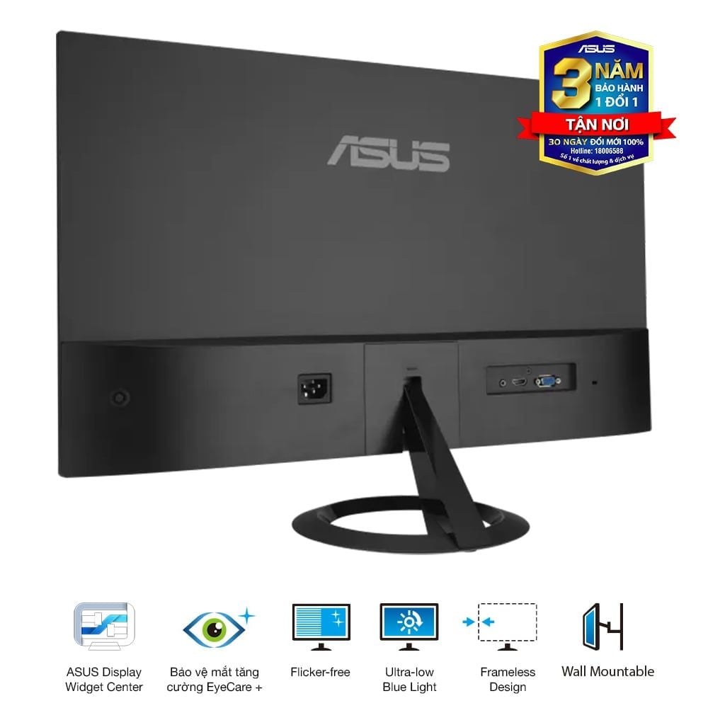 Hình ảnh chi tiết Màn hình Asus VZ279HG 27" FHD 75Hz - Ảnh số 3