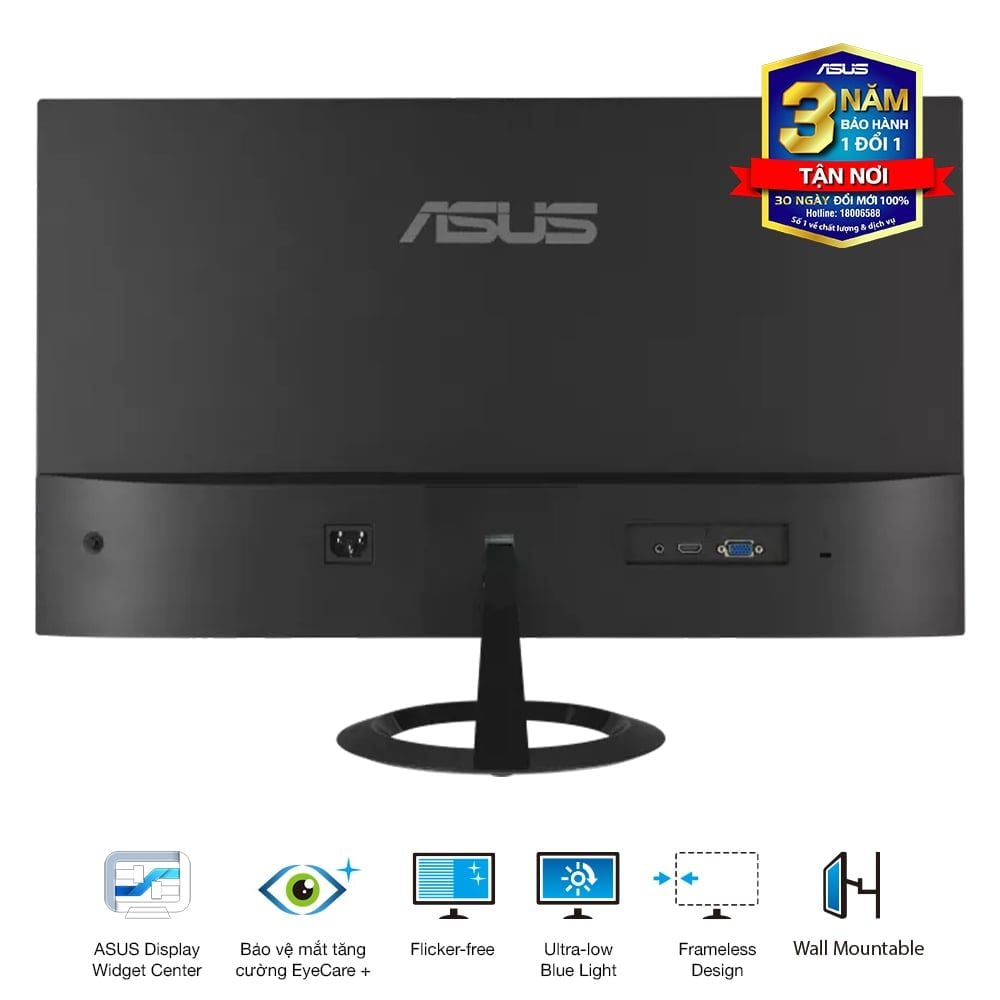 Hình ảnh chi tiết Màn hình Asus VZ279HG 27" FHD 75Hz - Ảnh số 4