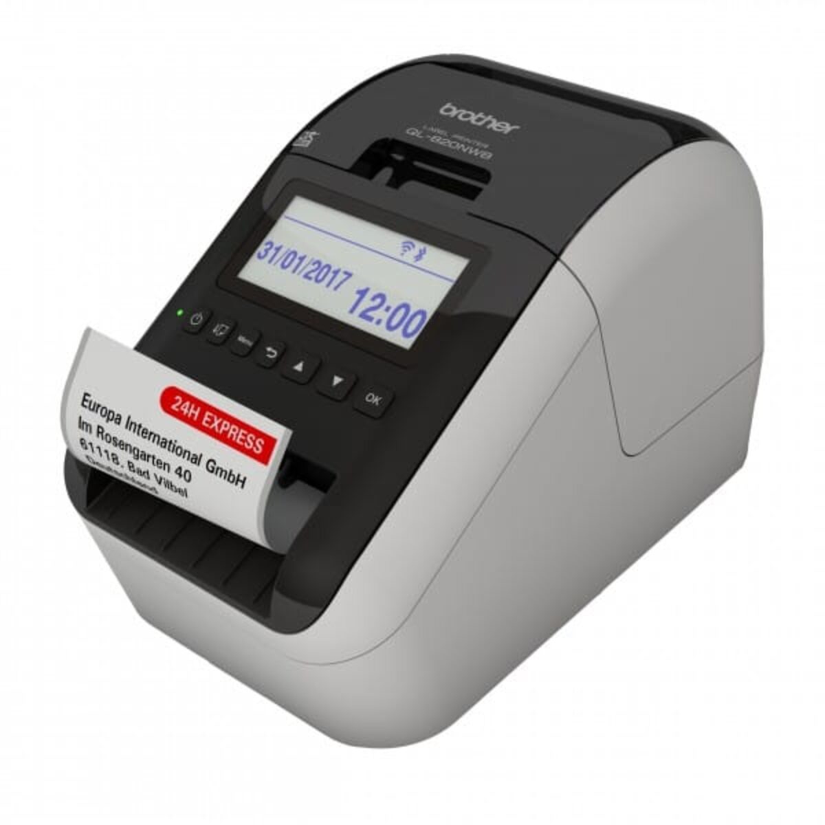 Hình ảnh chi tiết Máy in nhãn nhiệt Brother QL-1110NWB 103mm, LAN, Wi-Fi, BT - Ảnh số 1