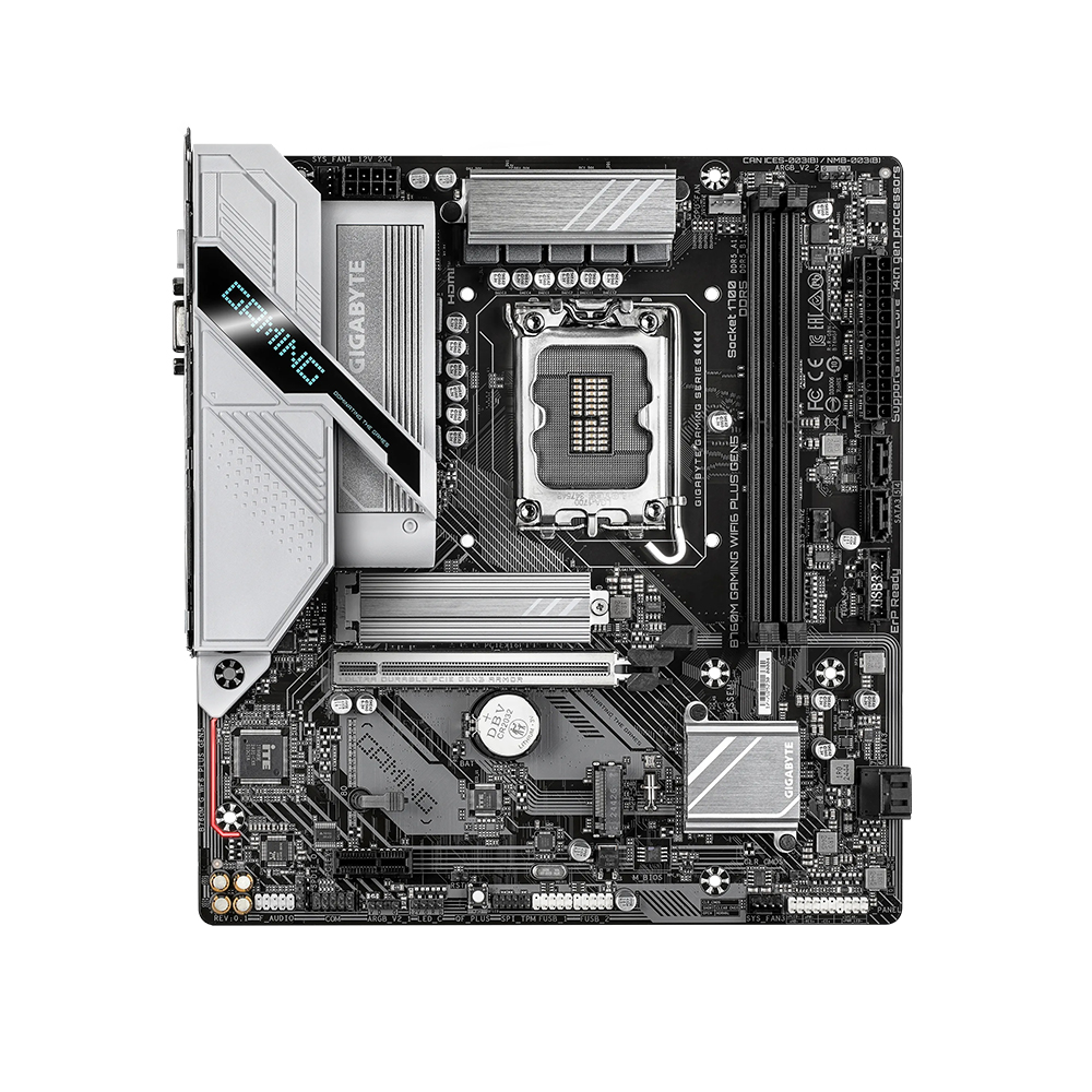 Hình ảnh chi tiết Mainboard Gigabyte B760M G WIFI 6 PLUS GEN5 - Socket LGA1700 - Ảnh số 2