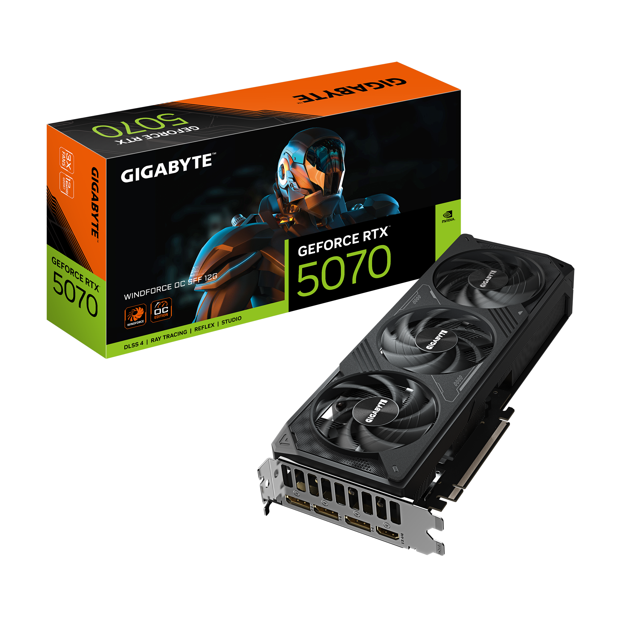 Hình ảnh chi tiết VGA Gigabyte GeForce RTX 5070 WINDFORCE OC 12GB GDDR7 - Ảnh số 1