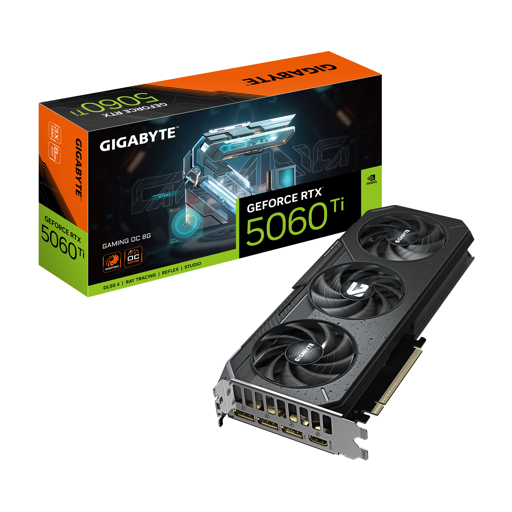 Hình ảnh chi tiết VGA Gigabyte GeForce RTX 5060 Ti GAMING OC 8GB GDDR7 - Ảnh số 1