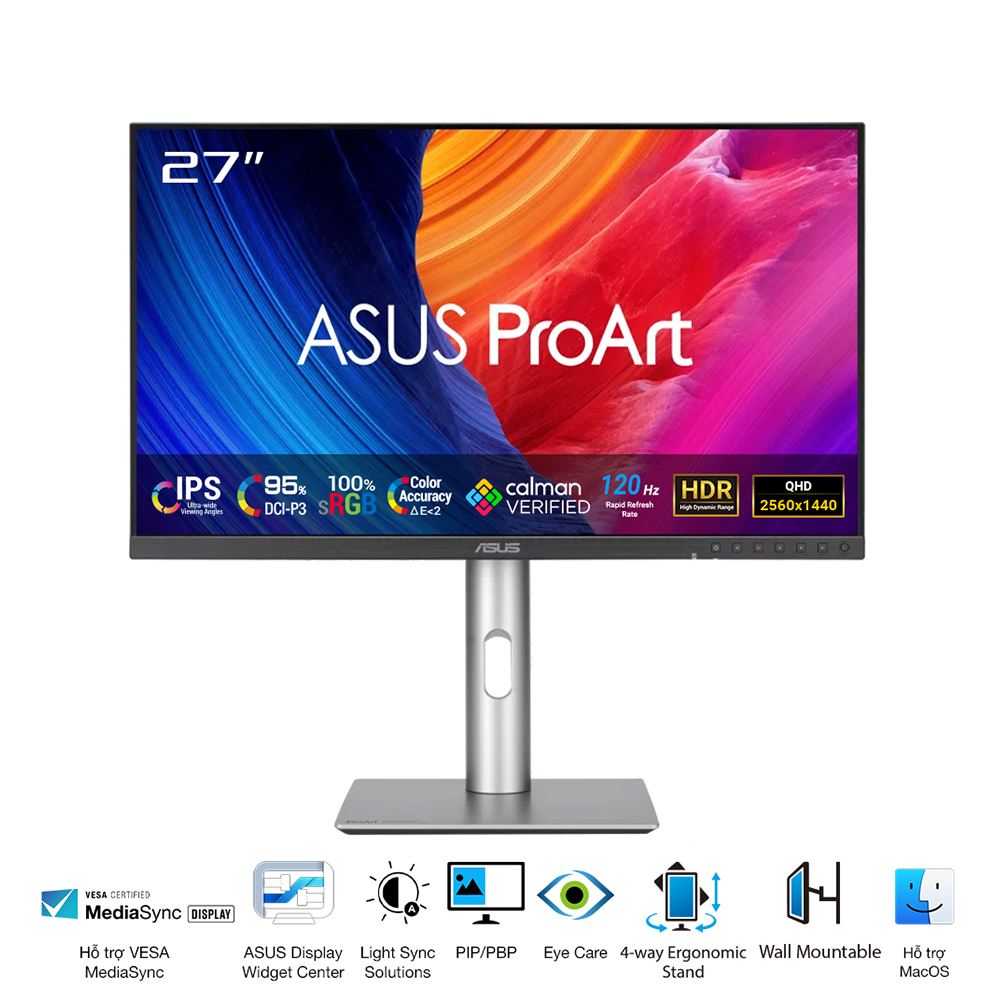 Hình ảnh chi tiết Màn hình đồ họa Asus ProArt PA278QGV 27" 2K 144Hz - Ảnh số 3