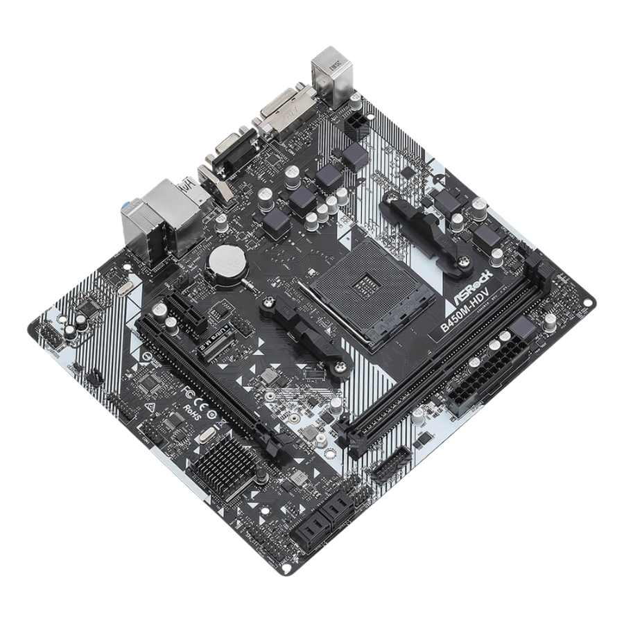 Hình ảnh chi tiết Mainboard ASRock B450M-HDV R4.0 DDR4 - Socket AM4, B450 - Ảnh số 5
