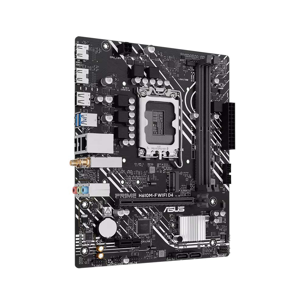 Hình ảnh chi tiết Mainboard Asus PRIME H610M-F WIFI D4 - Socket LGA1700, H610 - Ảnh số 2