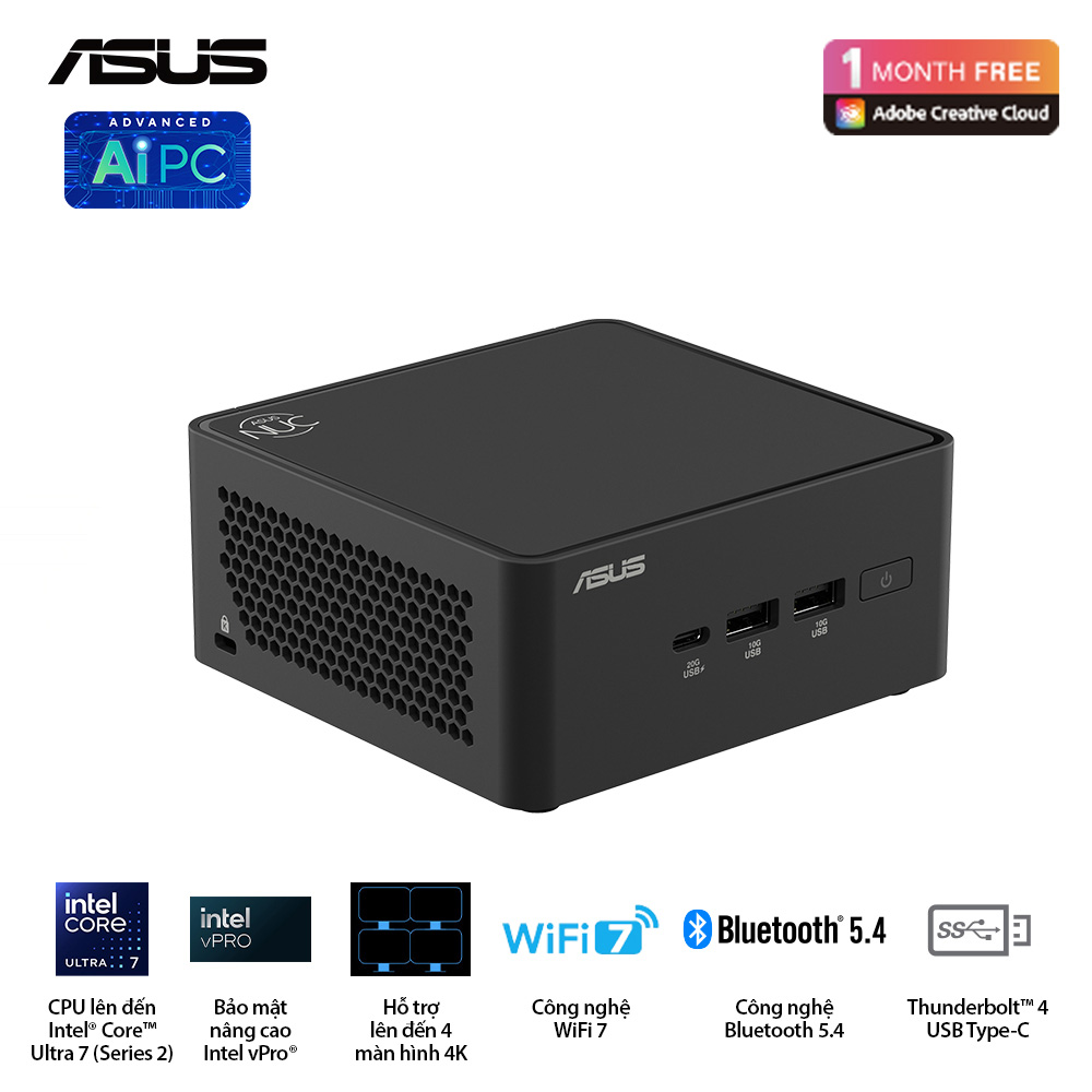 Hình ảnh chi tiết Barebone NUC Asus NUC 15 Pro (RNUC15CRHU700000I) - Ảnh số 2