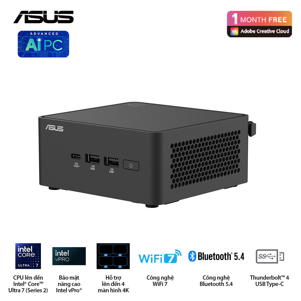 Hình ảnh chi tiết Barebone NUC Asus NUC 15 Pro (RNUC15CRHU700000I) - Ảnh số 4