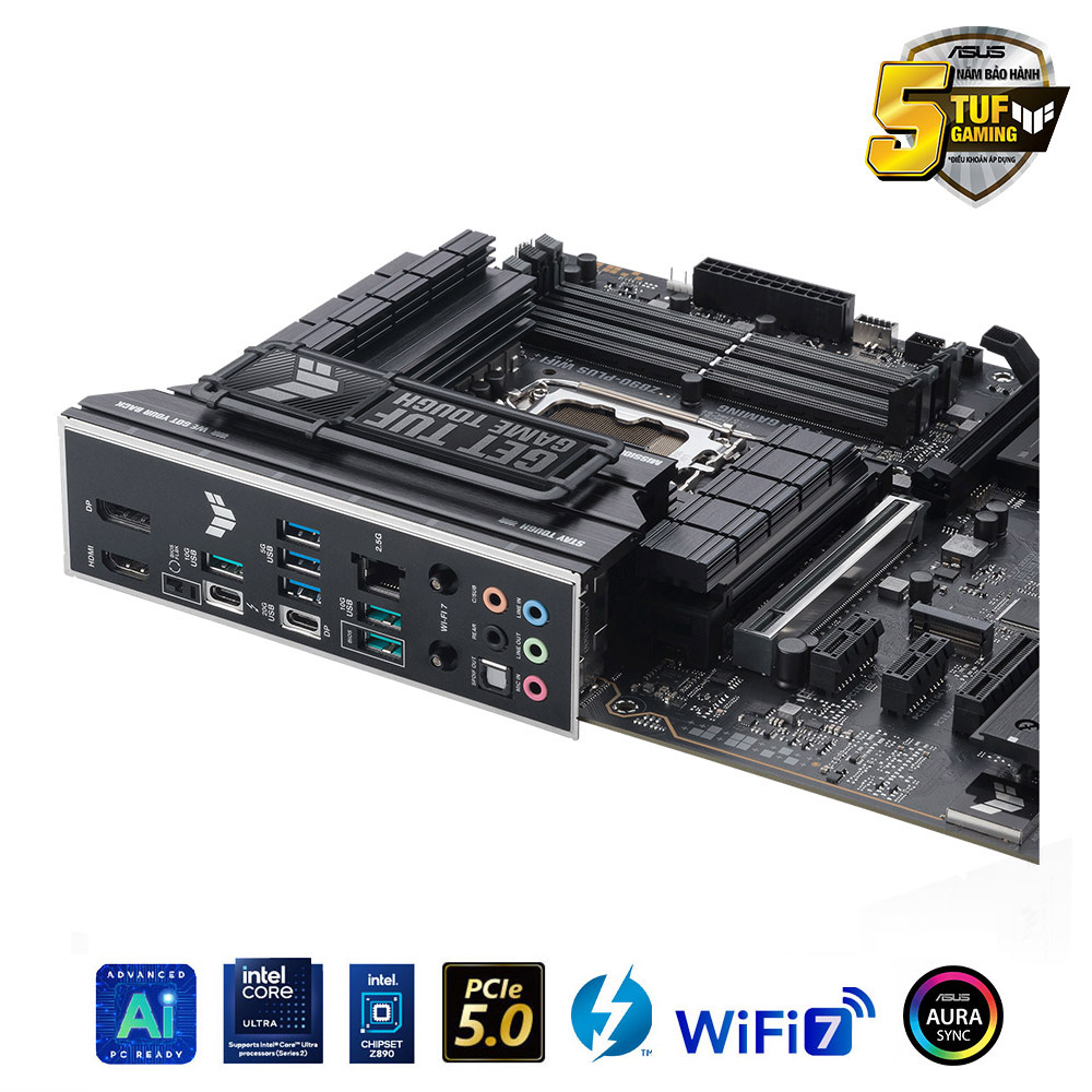 Hình ảnh chi tiết Mainboard Asus TUF GAMING Z890-PLUS WIFI - Socket LGA1851 - Ảnh số 8