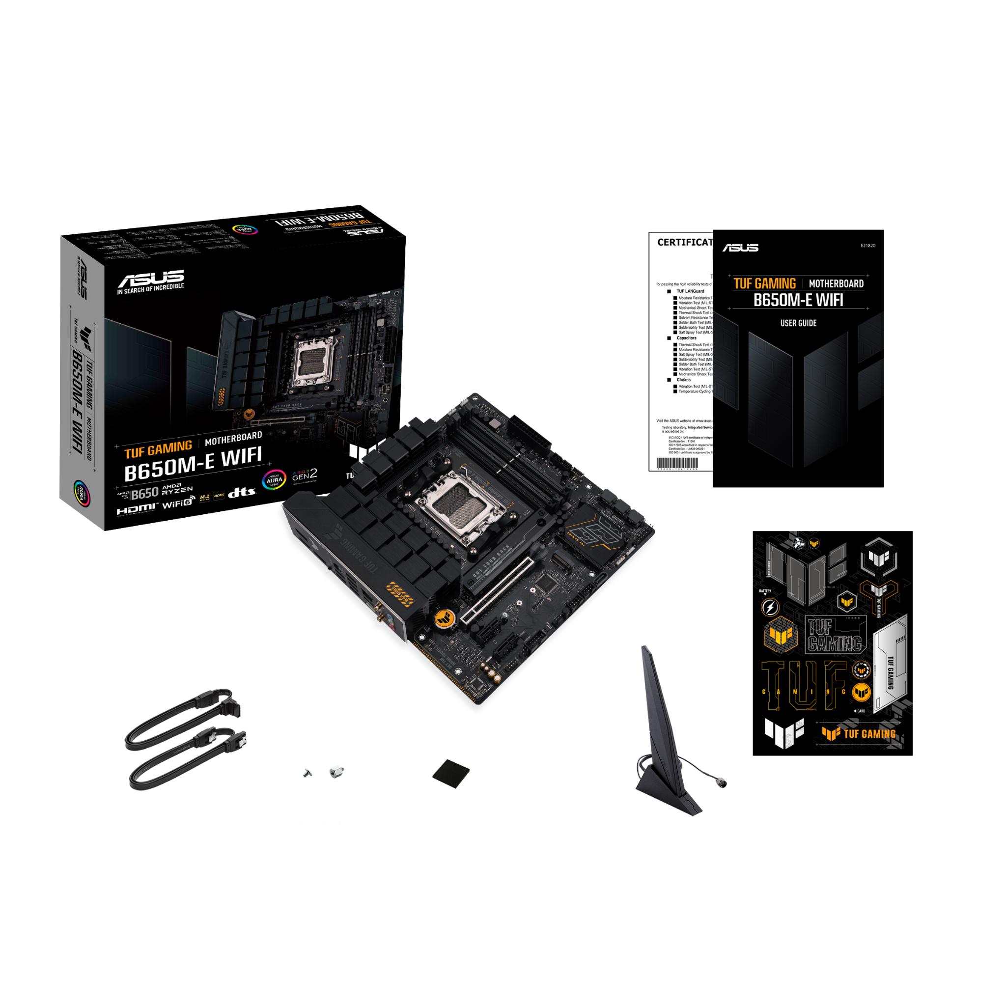 Hình ảnh chi tiết Mainboard Asus TUF GAMING B650M-E WIFI DDR5 - Socket AM5 - Ảnh số 2