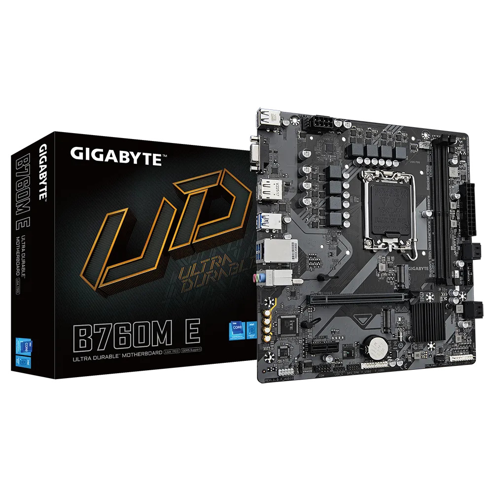 Hình ảnh chi tiết Mainboard Gigabyte B760M E DDR5 - Socket LGA1700, B760 - Ảnh số 1