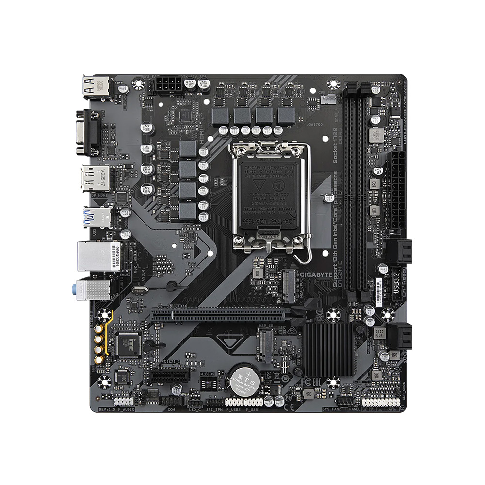 Hình ảnh chi tiết Mainboard Gigabyte B760M E DDR5 - Socket LGA1700, B760 - Ảnh số 2