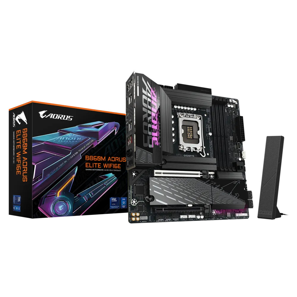 Hình ảnh chi tiết Mainboard Gigabyte B860M AORUS ELITE WIFI6E - Socket LGA1851 - Ảnh số 1