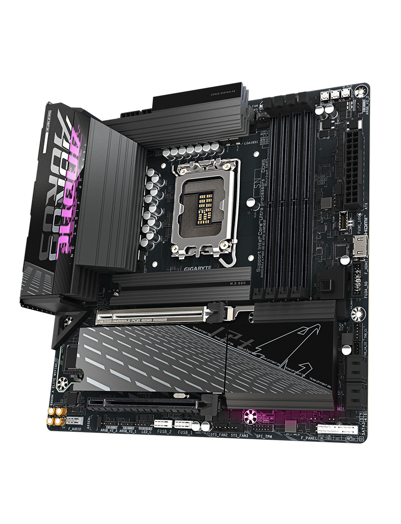 Hình ảnh chi tiết Mainboard Gigabyte B860M AORUS ELITE WIFI6E - Socket LGA1851 - Ảnh số 2