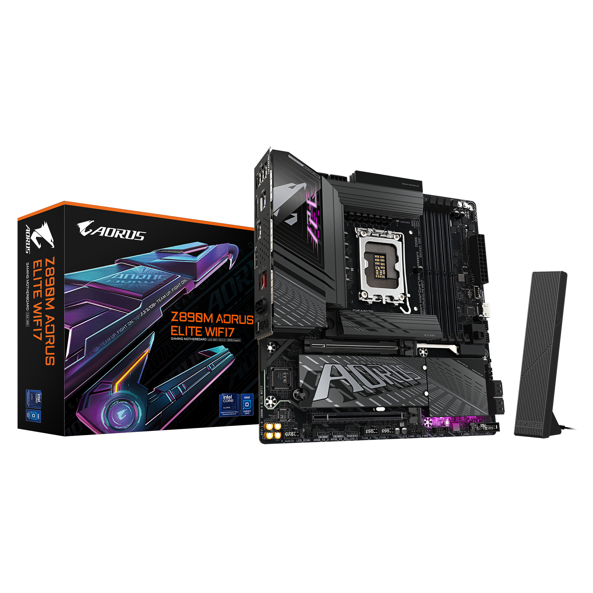 Hình ảnh chi tiết Mainboard Gigabyte Z890M AORUS ELITE WIFI7 - Socket LGA1851 - Ảnh số 1