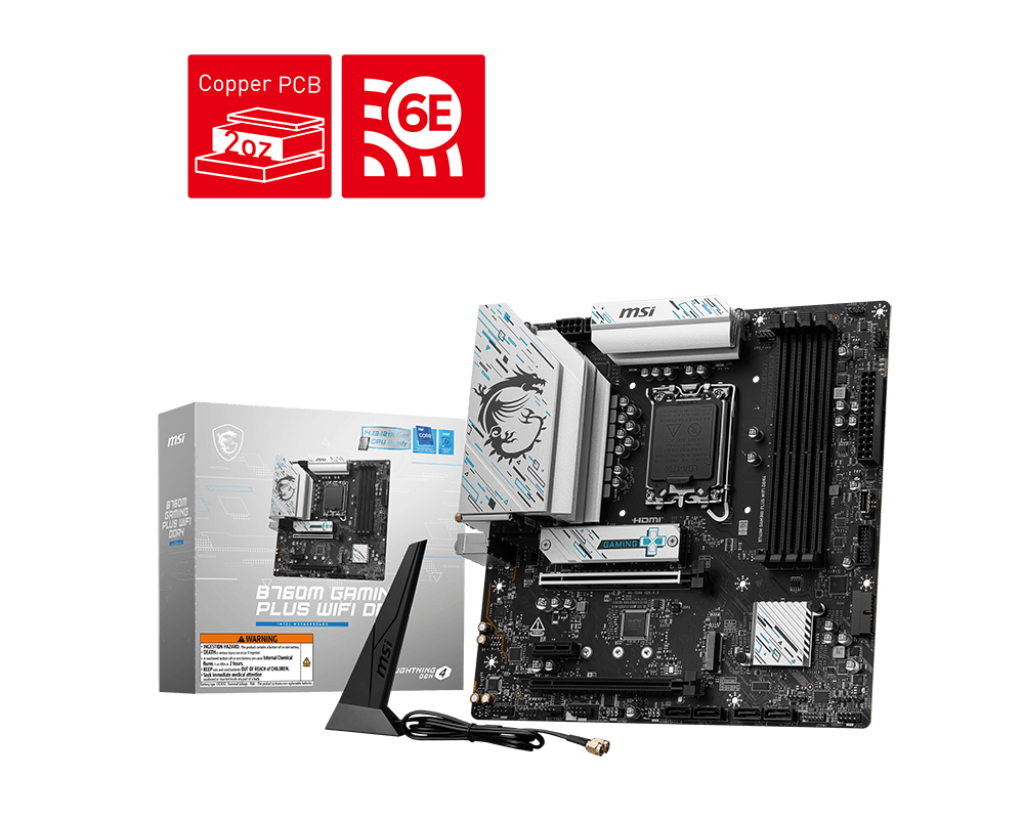 Hình ảnh chi tiết Mainboard MSI B760M GAMING PLUS WIFI DDR5 - Socket LGA1700 - Ảnh số 1