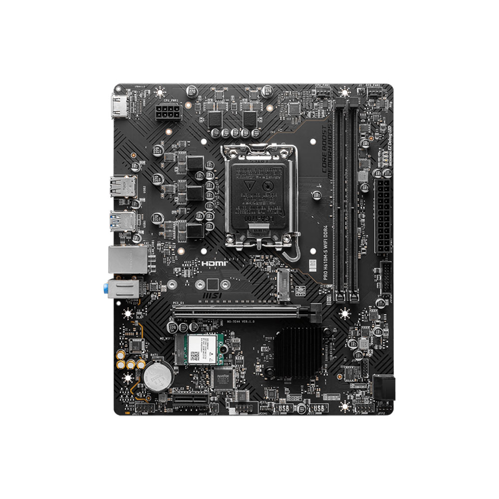 Hình ảnh chi tiết Mainboard MSI PRO H610M-S WIFI DDR4 - Socket LGA1700, H610 - Ảnh số 2
