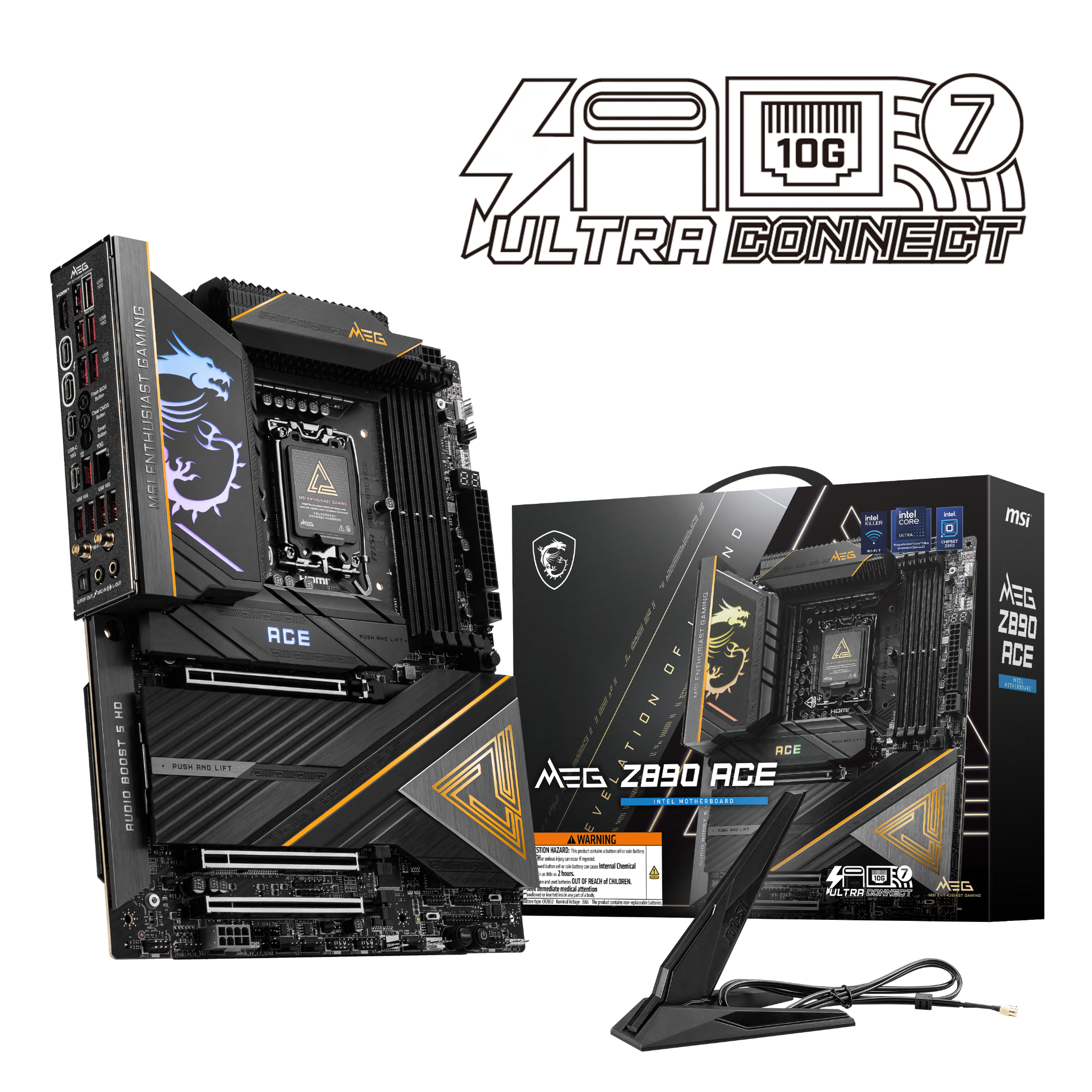 Hình ảnh chi tiết Mainboard MSI MEG Z890 ACE DDR5 - Socket LGA1851, Z890 - Ảnh số 1