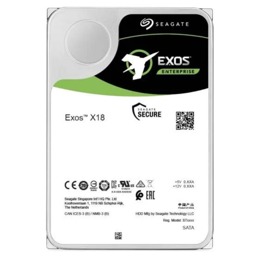 Hình ảnh chi tiết HDD Seagate Exos X18 18TB SATA3 Enterprise (ST18000NM000J) - Ảnh số 1