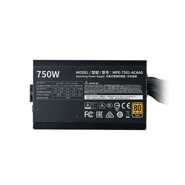 Hình ảnh chi tiết Nguồn Cooler Master MWE Gold 750 V3 80 Plus Gold - Ảnh số 3