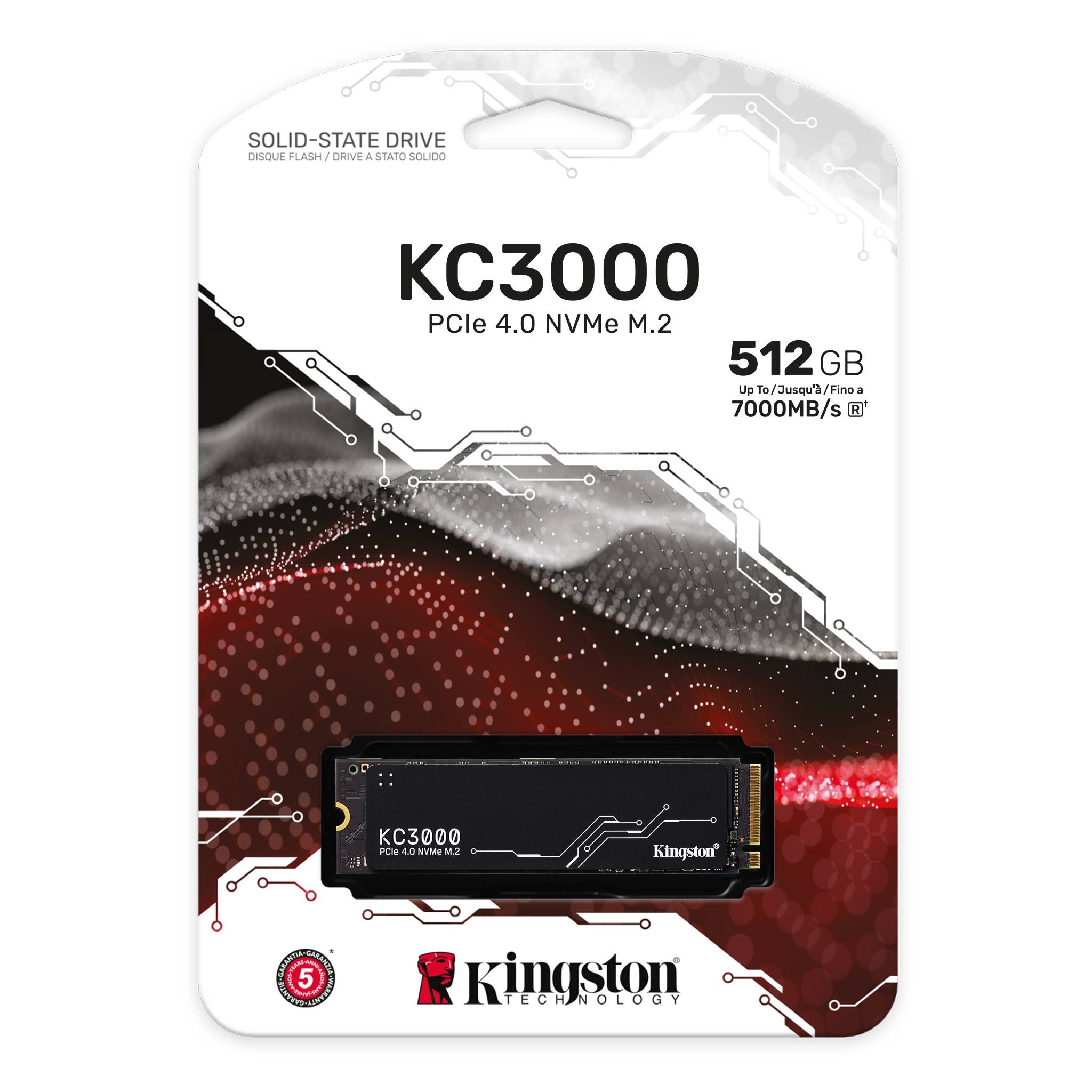 Hình ảnh chi tiết SSD Kingston KC3000 2TB M.2 NVMe Gen4 - Ảnh số 1