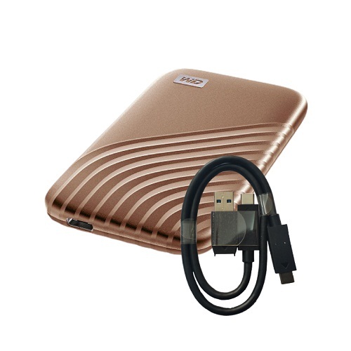 Hình ảnh chi tiết SSD di động WD My Passport 2TB Vàng (WDBAGF0020BGD) - Ảnh số 2