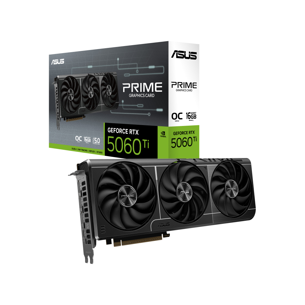 Hình ảnh chi tiết VGA Asus PRIME GeForce RTX 5060 Ti OC 16GB GDDR7 - Ảnh số 1