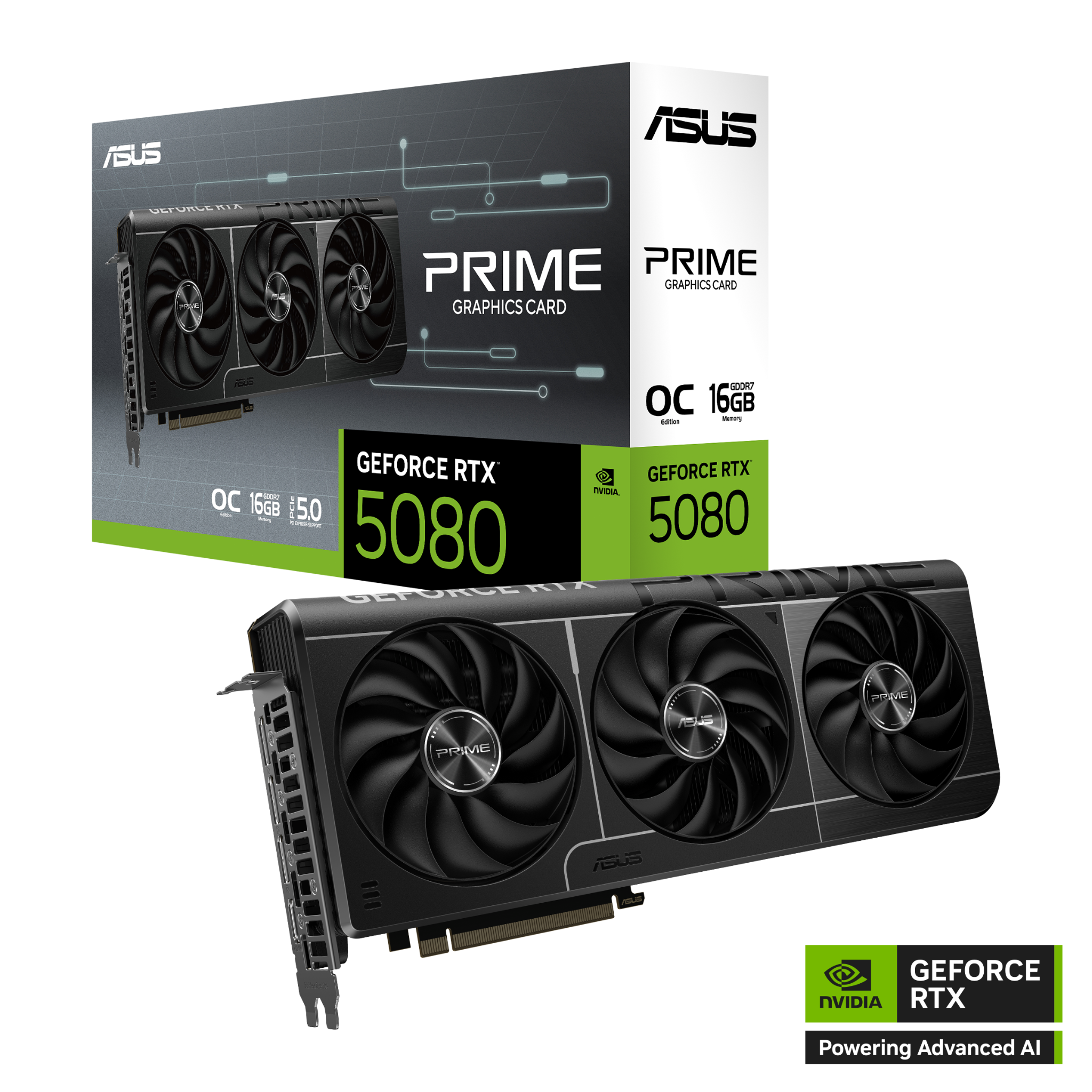 Hình ảnh chi tiết VGA Asus PRIME GeForce RTX 5080 OC 16GB GDDR7 - Ảnh số 1