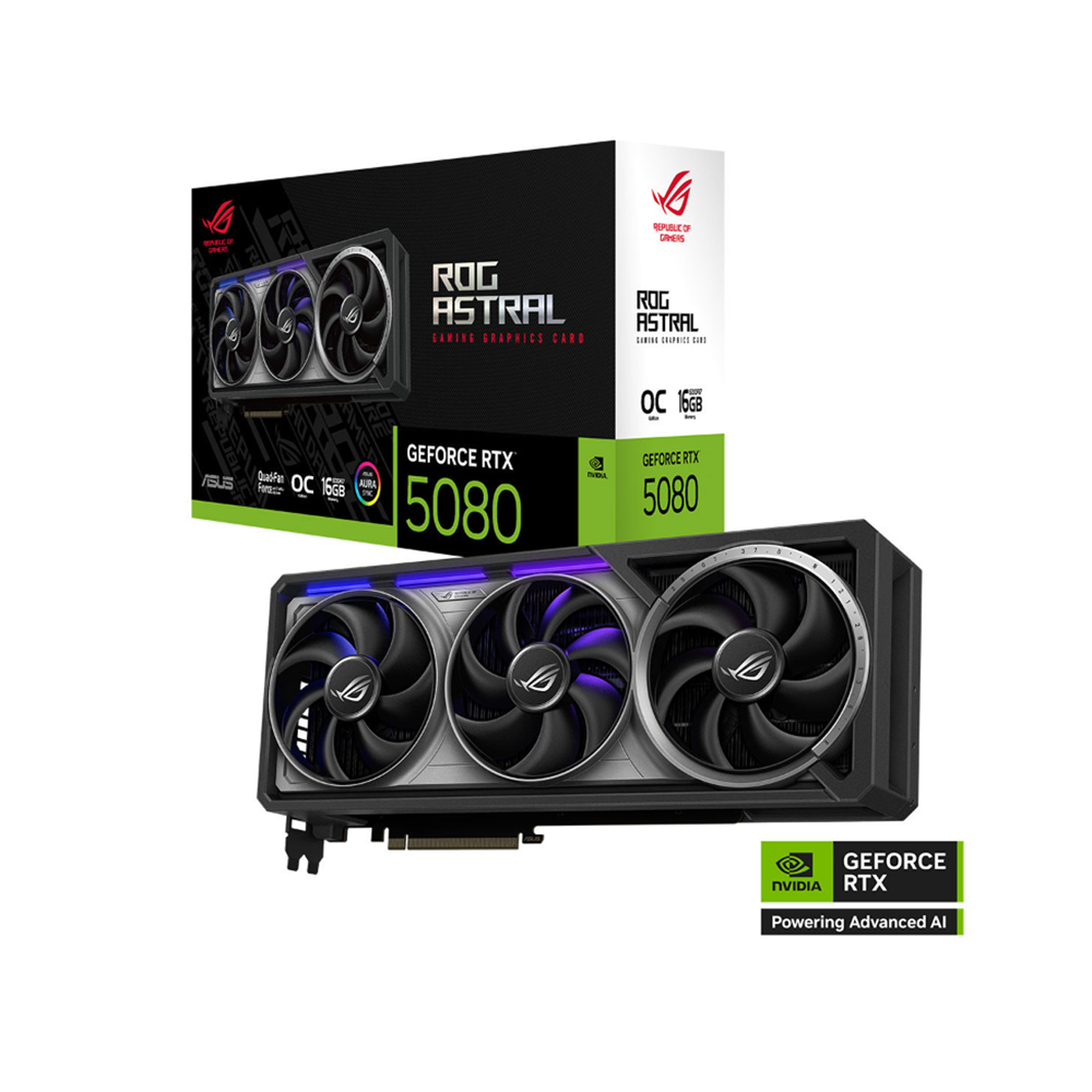 Hình ảnh chi tiết VGA Asus ROG STRIX GeForce RTX 5080 OC 16GB GDDR7 - Ảnh số 1