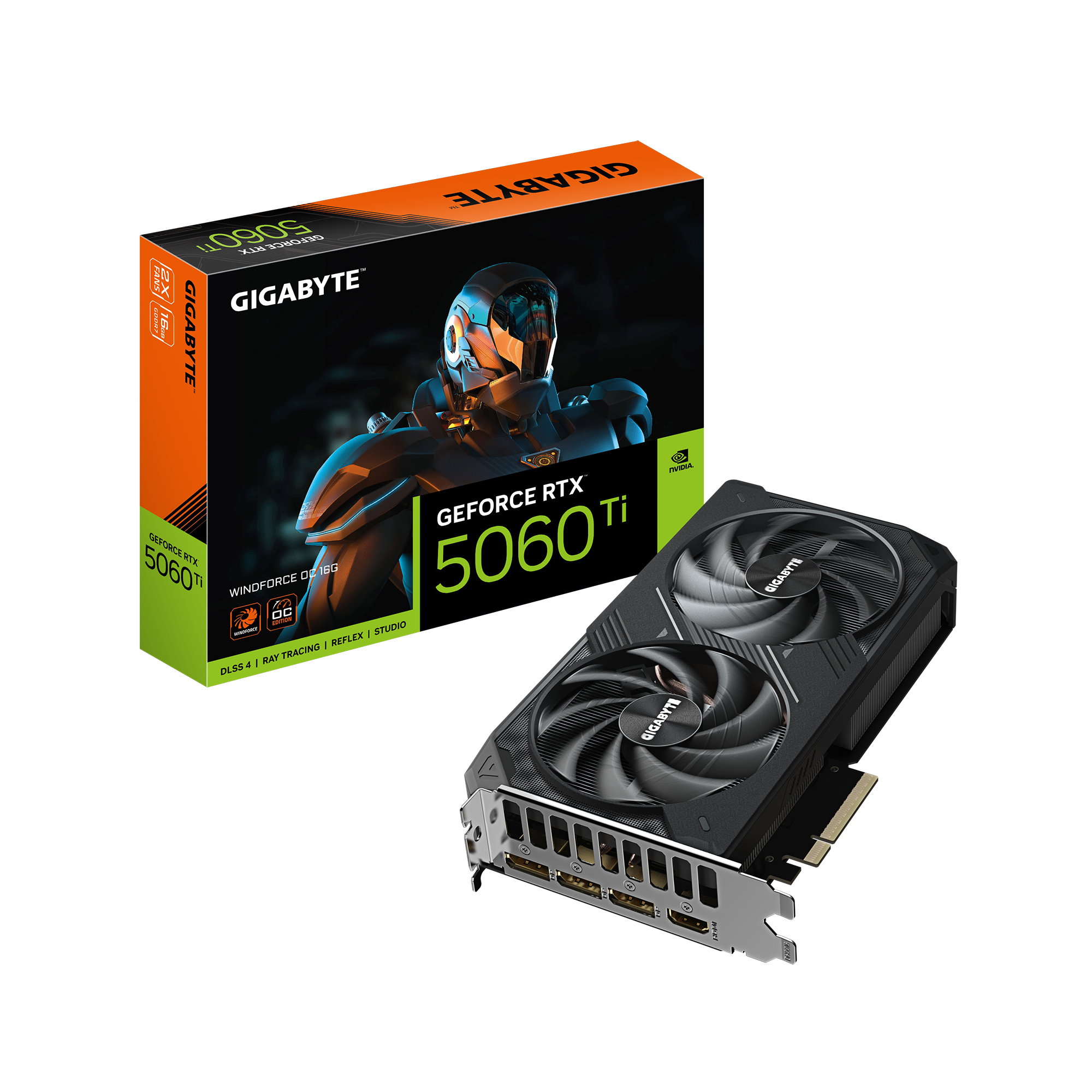 Hình ảnh chi tiết VGA Gigabyte GeForce RTX 5060 Ti Windforce 2X 16GB GDDR7 - Ảnh số 1