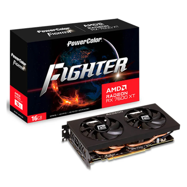 Hình ảnh chi tiết VGA PowerColor Fighter Radeon RX 7600 XT 16GB GDDR6 - Ảnh số 1