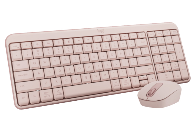 Hình ảnh chi tiết Combo không dây Logitech MK250 - Hồng (920-013561) - Ảnh số 1