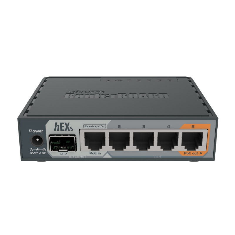 Hình ảnh chi tiết Router có dây MikroTik hEX S (RB760iGS) - 5 cổng GE, SFP - Ảnh số 1