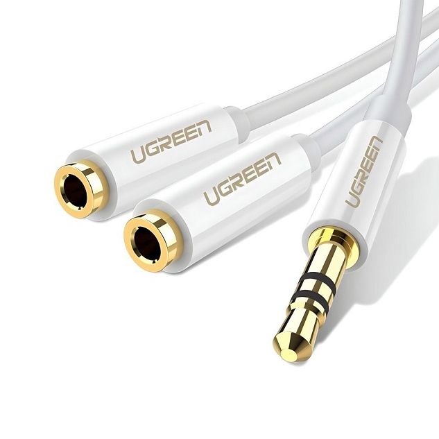 Hình ảnh chi tiết Cáp Audio 3.5mm ra 2 đầu 3.5mm Ugreen (10789) - Ảnh số 1