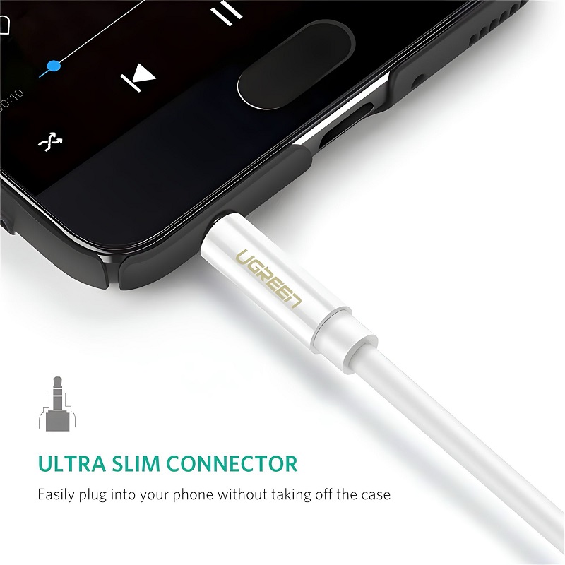 Hình ảnh chi tiết Cáp Audio 3.5mm ra 2 đầu 3.5mm Ugreen (10789) - Ảnh số 3