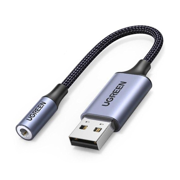 Hình ảnh chi tiết Cáp USB 2.0 sang 3.5mm Ugreen 25cm (30757) - Ảnh số 1