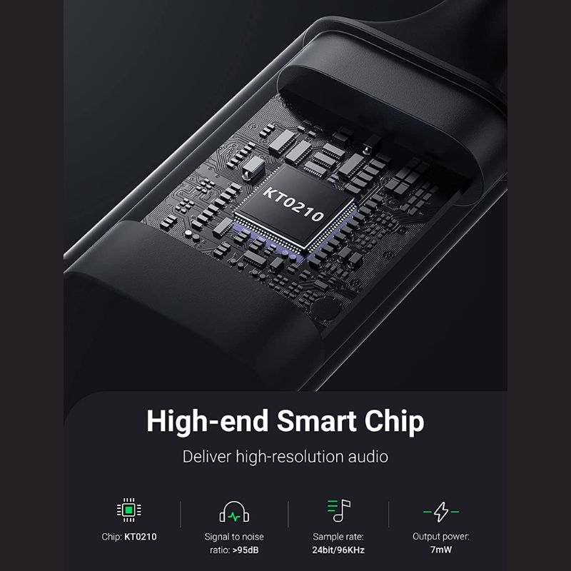 Hình ảnh chi tiết Cáp USB 2.0 sang 3.5mm Ugreen 25cm (30757) - Ảnh số 6