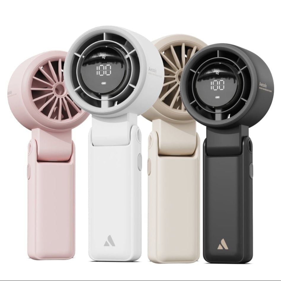 Hình ảnh chi tiết QUẠT CẦM TAY AECOOLY HALO 02 3600MAH - BE,MODEL: PB02 - Ảnh số 2