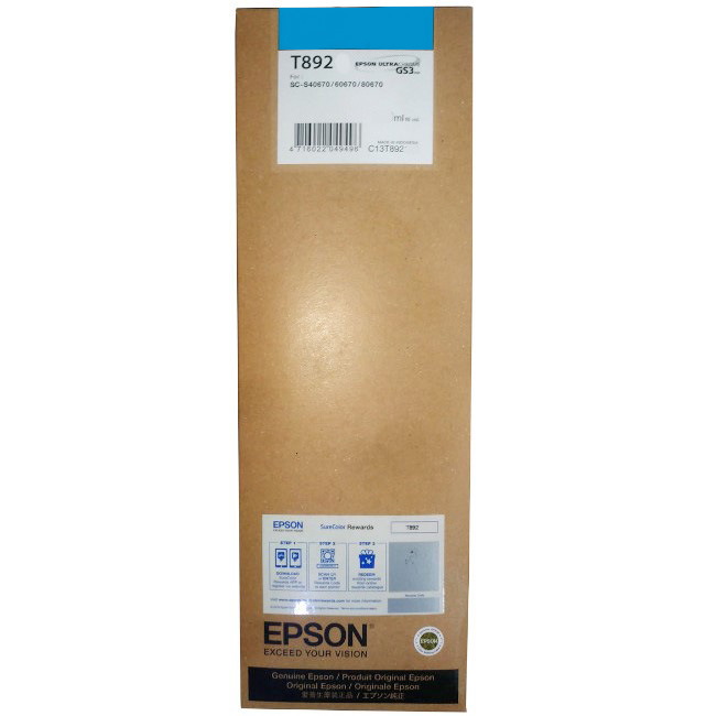 Hình ảnh chi tiết Mực in Epson T8922 (C13T892200) - Cyan - Ảnh số 1