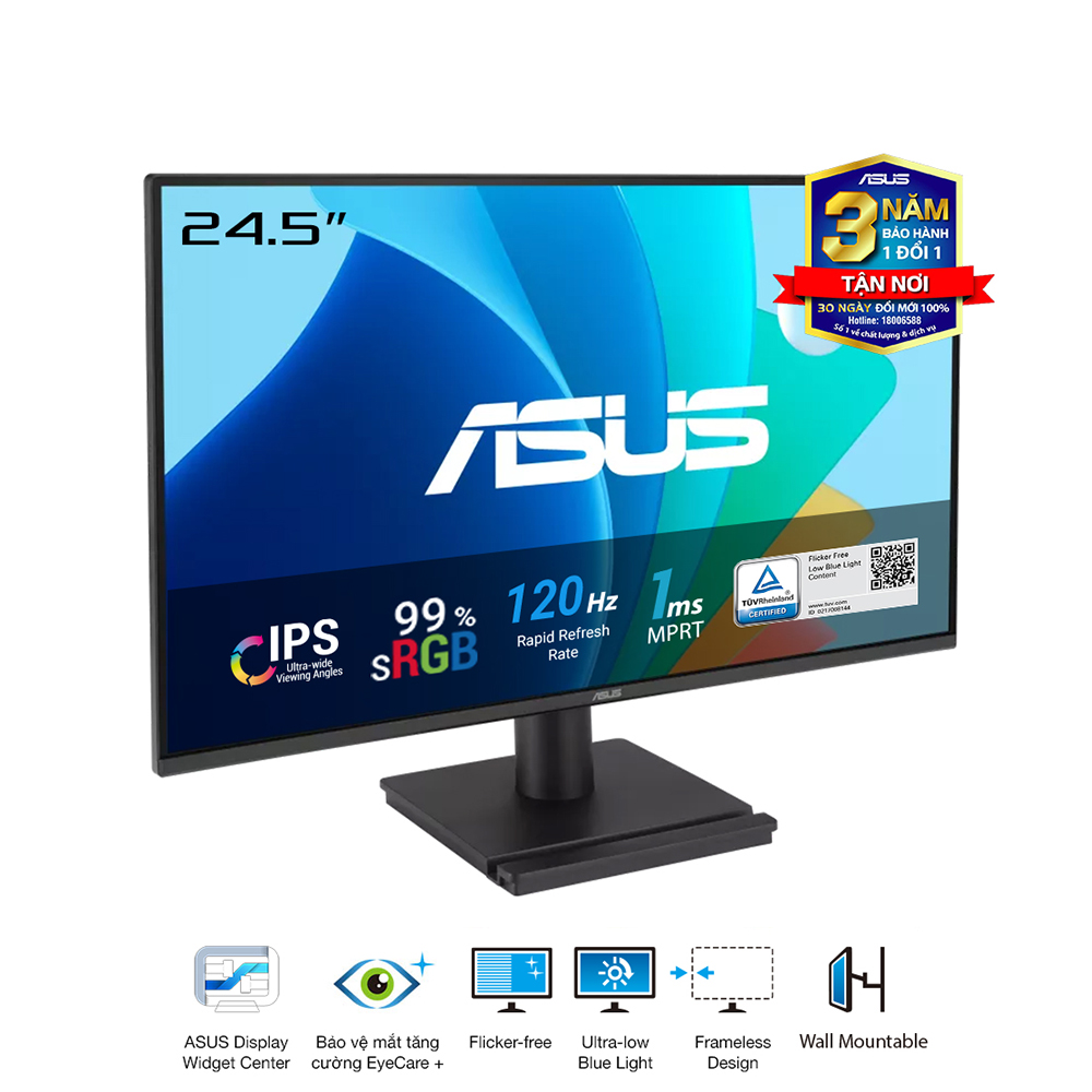 Hình ảnh chi tiết Màn hình Asus VA259HGA 24.5" FHD 144Hz - Ảnh số 2