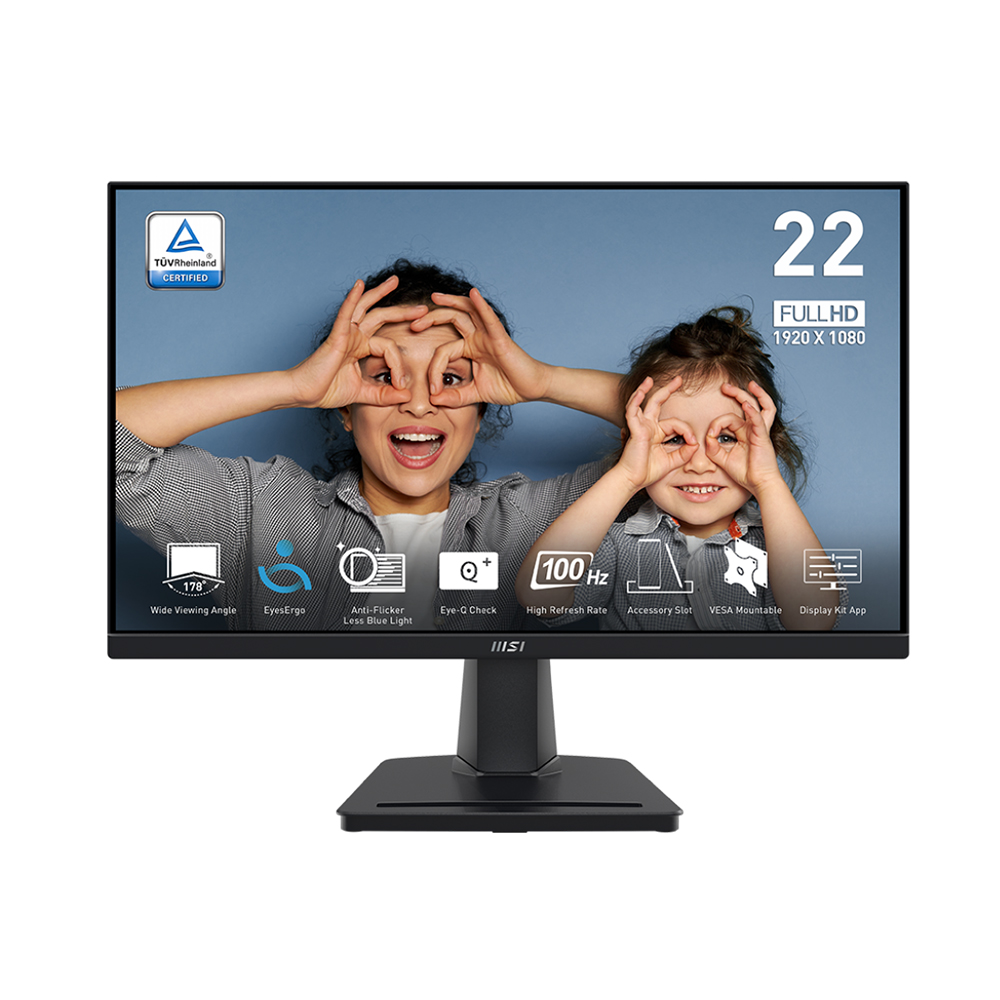 Hình ảnh chi tiết Màn hình MSI PRO MP225V 21.45" FHD 100Hz - Ảnh số 1