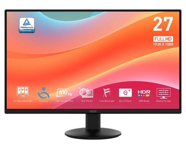 Hình ảnh chi tiết Màn hình MSI PRO MP272L 27" FHD 100Hz - Ảnh số 1